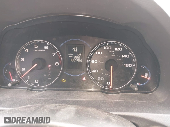 2005 Acura TSX with VIN JH4CL96985C013940, listed as a IAAI auction lot 37887960 with 182,482 mi miles and . Bid and sale history available at DreamBid. Image 7.