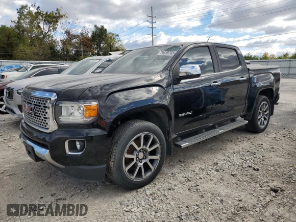 2017 GMC Canyon 4WD Denali with VIN 1GTG6EEN7H1284618, listed as a Copart auction lot 79315703 with 89,746 mi miles and Salvage Title. Bid and sale history available at carsss.com. Image 1.
