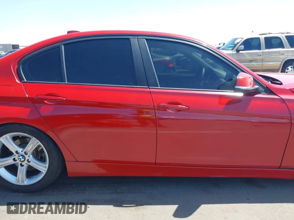 2014 BMW 3 Series 328i with VIN WBA3C1C56EK108875, listed as a IAAI auction lot 41947800 with 91,028 mi miles. Bid and sale history available at carsss.com. Image 14.