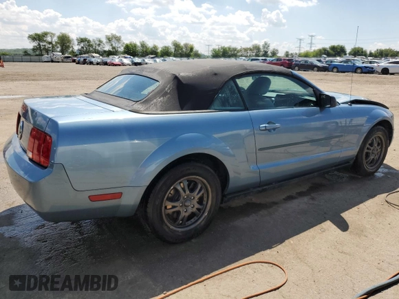 2007 Ford Mustang Deluxe with VIN 1ZVFT84NX75315534, listed as a Copart auction lot 56937315 with 142,609 mi miles and Salvage title. Bid and sale history available at DreamBid. Image 3.