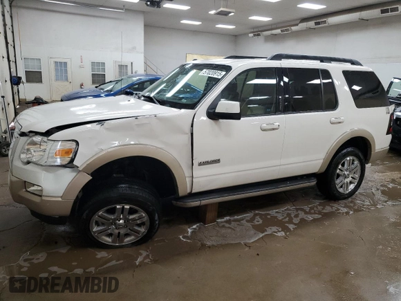 2008 Ford Explorer Eddie Bauer with VIN 1FMEU74E28UB33089, listed as a Copart auction lot 57020915 with 160,445 mi miles and Clean title. Bid and sale history available at DreamBid. Image 1.