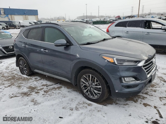 2021 Hyundai Tucson Limited with VIN KM8J33AL6MU336302, listed as a Copart auction lot 86527464 with 80,940 mi miles and Clean Title. Bid and sale history available at carsss.com. Image 4.