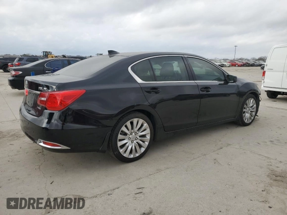 2015 Acura RLX Advance with VIN JH4KC1F93FC001340, listed as a Copart auction lot 82438264 with 115,370 mi miles and Salvage title. Bid and sale history available at DreamBid. Image 3.