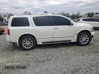 2010 Infiniti QX56 with VIN 5N3ZA0NE7AN901169, listed as a Copart auction lot 46459555 with 210,210 mi miles and Salvage Title. Bid and sale history available at DreamBid. Image 3.