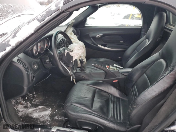 2000 Porsche Boxster S with VIN WP0CB2989YU662692, listed as a Copart auction lot 86123094 with 80,733 mi miles and Salvage Title. Bid and sale history available at carsss.com. Image 7.