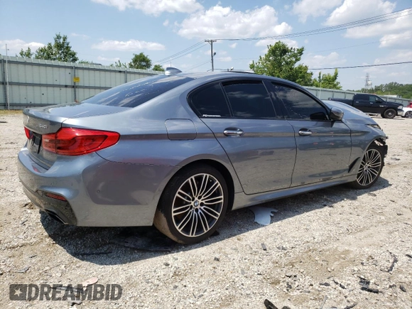2017 BMW 5 Series 540i with VIN WBAJE5C36HG913936, listed as a Copart auction lot 63292004 with Not Provided miles and Salvage Title. Bid and sale history available at carsss.com. Image 3.