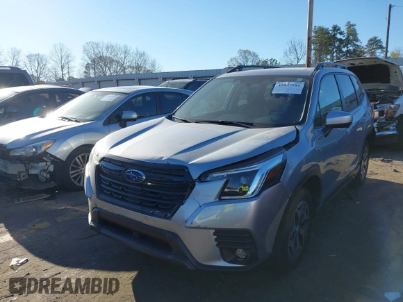 2023 Subaru Forester Premium with VIN JF2SKADC1PH496825, listed as a IAAI auction lot 41837281 with 14,064 mi miles and . Bid and sale history available at DreamBid. Image 2.