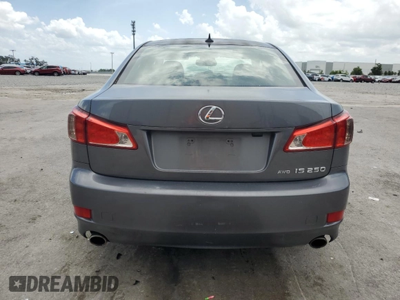 2012 Lexus IS 250 z VIN JTHCF5C25C5056981, wystawiony jako Copart lot #59938865 z przebiegiem 263 985 mil mil oraz Szkoda całkowita • Salvage title. Historia ofert i sprzedaży dostępna na DreamBid. Obrazek 6.
