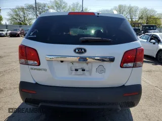 2013 Kia Sorento LX with VIN 5XYKT4A66DG350632, listed as a Copart auction lot 54330265 with 166,433 mi miles and Clean Title. Bid and sale history available at carsss.com. Image 6.