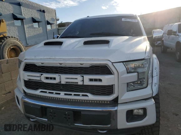 2015 Ford F-150 XLT with VIN 1FTEW1EG3FFB25676, listed as a Copart auction lot 46777815 with 80,803 mi miles and Salvage Title. Bid and sale history available at carsss.com. Image 5.