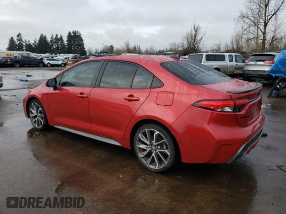 2021 Toyota Corolla XSE with VIN JTDT4MCE4MJ054997, listed as a Copart auction lot 44227115 with 108,823 mi miles and Salvage Title. Bid and sale history available at carsss.com. Image 2.