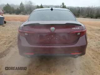 2017 Alfa Romeo Giulia with VIN ZARFAEBN6H7557923, listed as a Copart auction lot 85312714 with 54,205 mi miles and Salvage Title. Bid and sale history available at carsss.com. Image 6.