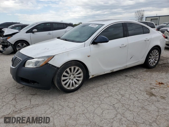 2011 Buick Regal CXL Turbo TO3 with VIN W04GX5GV7B1109653, listed as a Copart auction lot 73041834 with 0 mi miles and Clean Title. Bid and sale history available at carsss.com. Image 1.