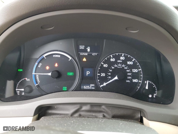 2013 Lexus RX 450h with VIN JTJBC1BA8D2449137, listed as a Copart auction lot 48863825 with 116,052 mi miles and Salvage Title. Bid and sale history available at carsss.com. Image 9.