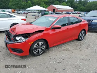 2016 Honda Civic EX-L with VIN 2HGFC1F73GH634647, listed as a Copart auction lot 62546115 with 49,716 mi miles and Salvage title. Bid and sale history available at DreamBid. Image 1.