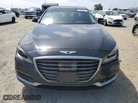 2018 Genesis G80 3.8L z VIN KMHGN4JE1JU265162, wystawiony jako Copart lot #54586385 z przebiegiem 142 247 mil mil oraz Tytuł czysty. Historia ofert i sprzedaży dostępna na DreamBid. Obrazek 5.