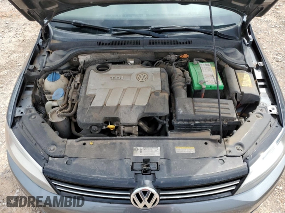 2014 Volkswagen Jetta TDI w/Premium with VIN 3VWLL7AJ7EM313598, listed as a Copart auction lot 54905595 with 162,036 mi miles and Salvage title. Bid and sale history available at DreamBid. Image 11.