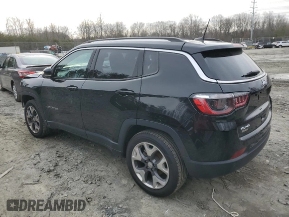 2021 Jeep Compass Limited z VIN 3C4NJDCB3MT593322, wystawiony jako Copart lot #45524575 z przebiegiem 43 105 mil mil oraz Szkoda całkowita • Salvage title. Historia ofert i sprzedaży dostępna na DreamBid. Obrazek 2.