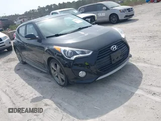 2015 Hyundai Veloster Turbo with VIN KMHTC6AE9FU223359, listed as a IAAI auction lot 41875953 with Not provided miles and . Bid and sale history available at DreamBid. Image 1.