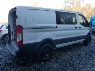 2021 Ford Transit Cargo with VIN 1FTBR1Y83MKA70780, listed as a Copart auction lot 77207664 with Not Provided miles and Clean Title. Bid and sale history available at DreamBid. Image 3.