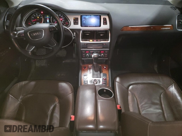 2015 Audi Q7 Premium Plus with VIN WA1LGAFEXFD028840, listed as a Copart auction lot 62537525 with 118,873 mi miles and Clean title. Bid and sale history available at DreamBid. Image 8.