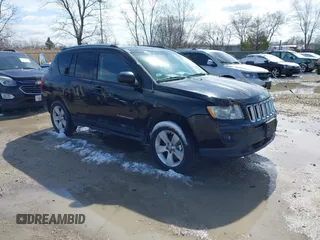 2012 Jeep Compass Latitude with VIN 1C4NJCEB8CD652327, listed as a IAAI auction lot 41831396 with 133,928 mi miles and . Bid and sale history available at carsss.com. Image 1.