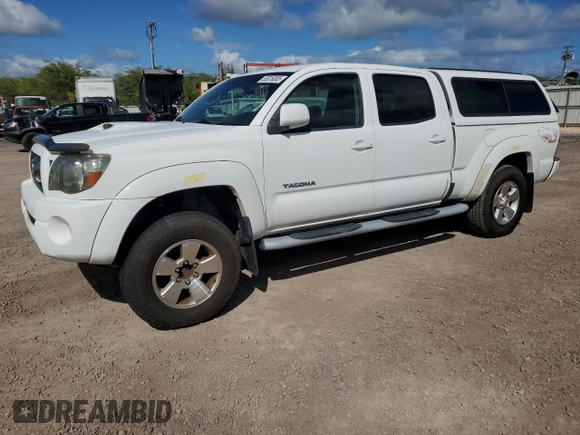 2010 Toyota Tacoma PreRunner with VIN 3TMKU4HN0AM024818, listed as a Copart auction lot 55816305 with 111,527 mi miles and Salvage title. Bid and sale history available at DreamBid. Image 1.