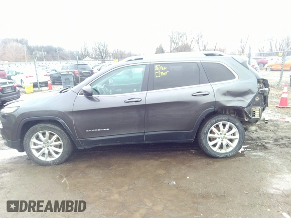 2016 Jeep Cherokee Limited with VIN 1C4PJMDSXGW121091, listed as a IAAI auction lot 41733807 with 196,455 mi miles and . Bid and sale history available at DreamBid. Image 14.