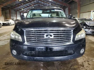 2012 Infiniti QX56 7-passenger with VIN JN8AZ2NF0C9515880, listed as a Copart auction lot 79430204 with 190,635 mi miles and Clean Title. Bid and sale history available at carsss.com. Image 7.