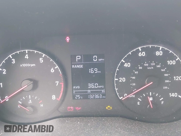 2019 Hyundai Accent SE with VIN 3KPC24A35KE052161, listed as a IAAI auction lot 41916742 with 132,363 mi miles. Bid and sale history available at carsss.com. Image 7.