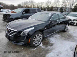 2018 Cadillac CT6 AWD z VIN 1G6KB5RS0JU153396, wystawiony jako Copart lot #45703565 z przebiegiem Nie podano mil oraz Szkoda całkowita • Salvage title. Historia ofert i sprzedaży dostępna na DreamBid. Obrazek 1.