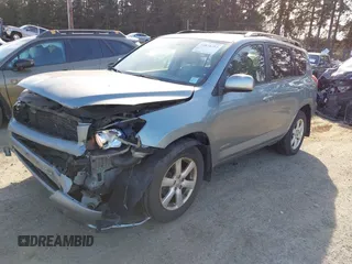 2008 Toyota RAV4 Ltd with VIN JTMBK31V485052521, listed as a IAAI auction lot 41874753 with 185,302 mi miles. Bid and sale history available at carsss.com. Image 2.