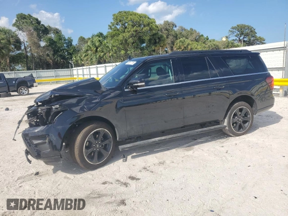 2024 Ford Expedition Max Limited with VIN 1FMJK2A83REB14942, listed as a Copart auction lot 53017715 with 9,928 mi miles and Salvage title. Bid and sale history available at DreamBid. Image 1.