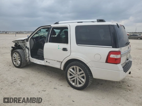 2017 Ford Expedition Platinum с VIN 1FMJU1LT1HEA42692, выставлен на аукционе Copart как лот 47258545 с пробегом 97 439 миль миль и Списание • Salvage title. История ставок и продаж доступна на DreamBid. Изображение 2.