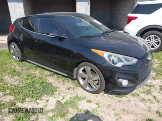 2013 Hyundai Veloster Turbo z VIN KMHTC6AE7DU124293, wystawiony jako IAAI lot #41924836 z przebiegiem 141 685 mil mil oraz . Historia ofert i sprzedaży dostępna na DreamBid. Obrazek 1.