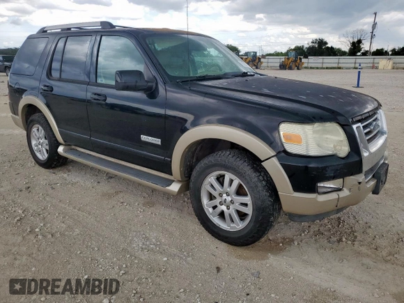 2006 Ford Explorer Eddie Bauer z VIN 1FMEU74E76UA33213, wystawiony jako Copart lot #62322315 z przebiegiem 158 510 mil mil oraz Czysty tytuł • Clean title. Historia ofert i sprzedaży dostępna na DreamBid. Obrazek 4.