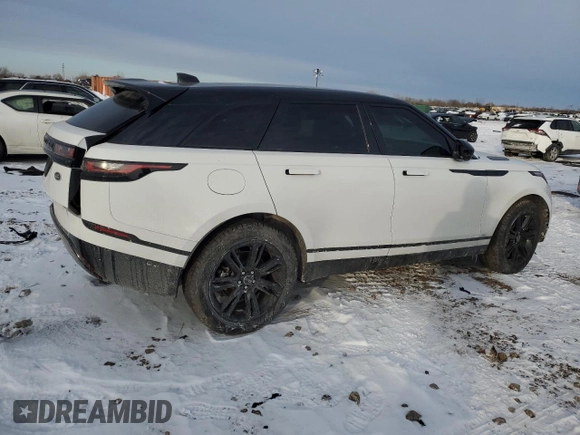 2021 Land Rover Range Rover Velar R-Dynamic S with VIN SALYT2EX4MA319874, listed as a Copart auction lot 45609085 with 25,675 mi miles and Salvage title. Bid and sale history available at DreamBid. Image 3.