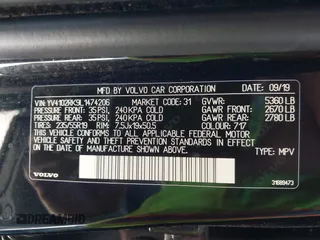 2020 Volvo XC60 Momentum z VIN YV4102RK9L1474206, wystawiony jako IAAI lot #41731881 z przebiegiem 77 908 mil mil oraz . Historia ofert i sprzedaży dostępna na DreamBid. Obrazek 9.