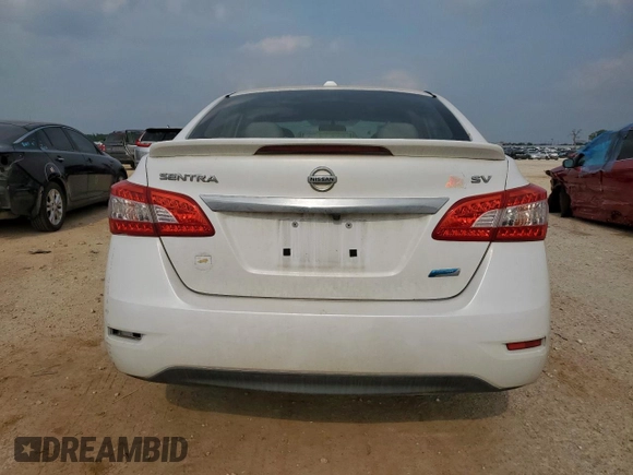 2014 Nissan Sentra SV with VIN 3N1AB7AP9EL637503, listed as a Copart auction lot 57509545 with 137,003 mi miles and Clean title. Bid and sale history available at DreamBid. Image 6.