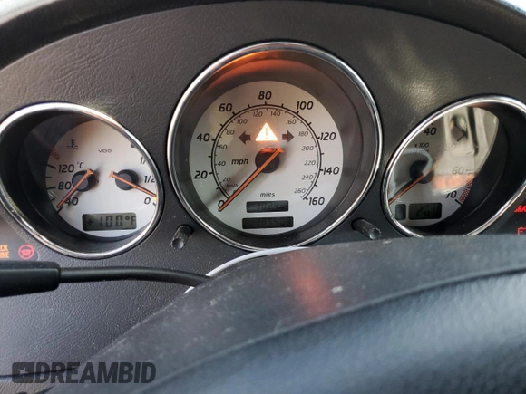 2001 Mercedes-Benz SLK-Class with VIN WDBKK65F71F175734, listed as a Copart auction lot 61874984 with 185,408 mi miles and Salvage Title. Bid and sale history available at carsss.com. Image 9.