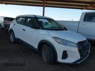 2021 Nissan Kicks S with VIN 3N1CP5BV2ML504365, listed as a IAAI auction lot 41744529 with 63,902 mi miles. Bid and sale history available at carsss.com. Image 1.