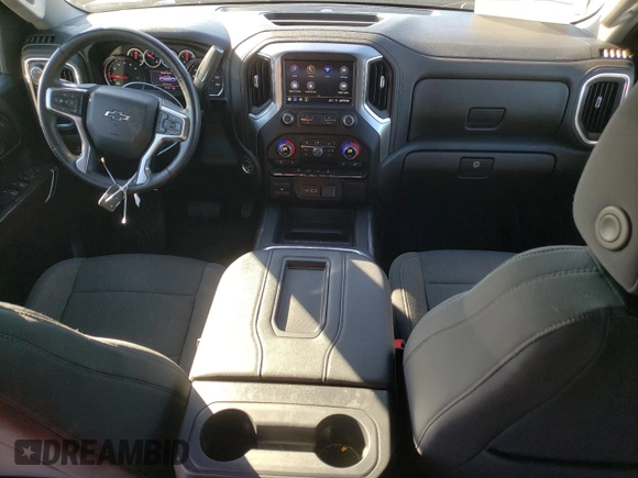2021 Chevrolet Silverado 1500 LT Trail Boss with VIN 1GCPYFED9MZ440998, listed as a Copart auction lot 50098855 with 33,168 mi miles and Salvage Title. Bid and sale history available at DreamBid. Image 8.