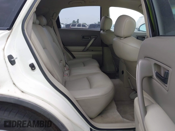 2005 Infiniti FX z VIN JNRAS08UX5X104113, wystawiony jako IAAI lot #42509916 z przebiegiem 195 026 mil mil oraz . Historia ofert i sprzedaży dostępna na DreamBid. Obrazek 8.