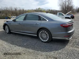 2019 Audi A8 L with VIN WAU8DAF83KN010101, listed as a Copart auction lot 52979775 with 32,882 mi miles and Salvage Title. Bid and sale history available at carsss.com. Image 2.