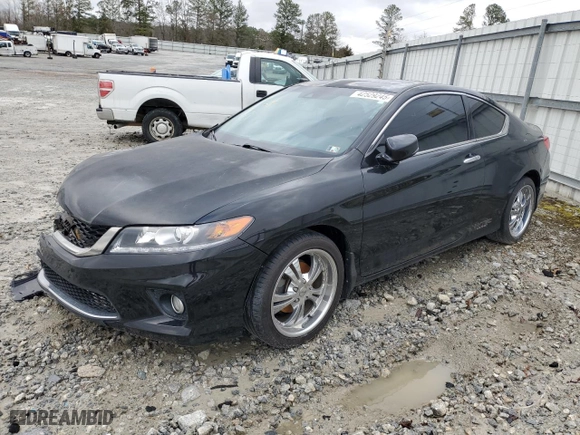 2013 Honda Accord Cpe EX-L with VIN 1HGCT1B84DA007242, listed as a Copart auction lot 42529245 with 239,636 mi miles and Salvage Title. Bid and sale history available at carsss.com. Image 1.