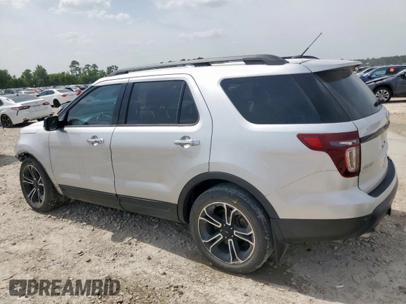 2013 Ford Explorer Sport with VIN 1FM5K8GTXDGB43240, listed as a Copart auction lot 63340195 with 123,318 mi miles and Salvage title. Bid and sale history available at DreamBid. Image 2.