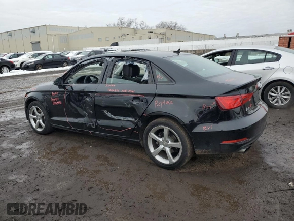2015 Audi A3 1.8T Premium with VIN WAUACGFF0F1009667, listed as a Copart auction lot 45023015 with 104,128 mi miles and Salvage Title. Bid and sale history available at carsss.com. Image 2.