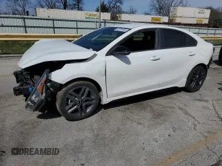2021 Kia Forte GT-Line with VIN 3KPF34AD7ME367047, listed as a Copart auction lot 50537905 with 66,686 mi miles and Salvage Title. Bid and sale history available at carsss.com. Image 1.