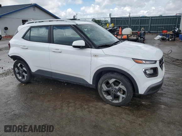 2022 Hyundai Venue SEL with VIN KMHRC8A33NU183976, listed as a Copart auction lot 60306645 with 17,066 mi miles and Salvage title. Bid and sale history available at DreamBid. Image 4.