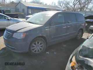 2015 Chrysler Town & Country Touring with VIN 2C4RC1BG6FR596454, listed as a Copart auction lot 45336685 with 114,070 mi miles and Salvage Title. Bid and sale history available at DreamBid. Image 1.